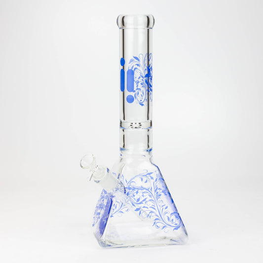 13" Infyniti 7 mm pyramid beaker bong