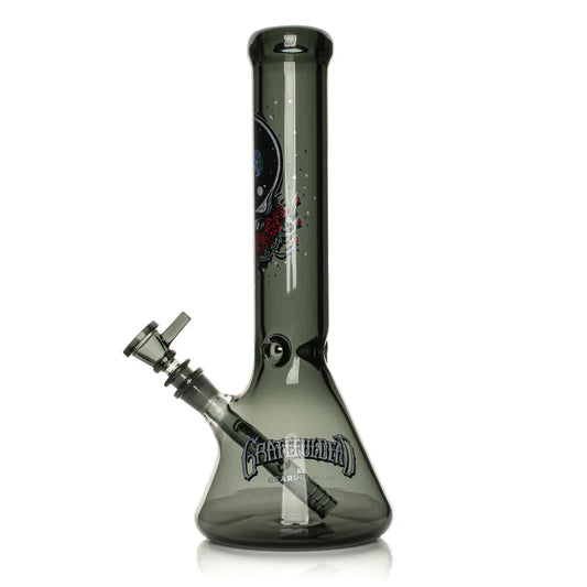 GEAR Premium® | 13" 7mm Thick Space Your Face Beaker Base Water Pipe - Grateful Dead x GEAR Premium®