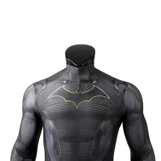 Knights Superhero Bruce Wayne Cosplay Costume Men Bat Jumpsuit Halloween Carnival Fitting Suit Bodysuit Cape Party