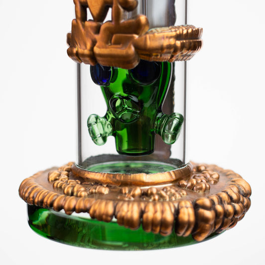 NG-9 inch Copper Plated Gas Mask Bubbler [N8034]