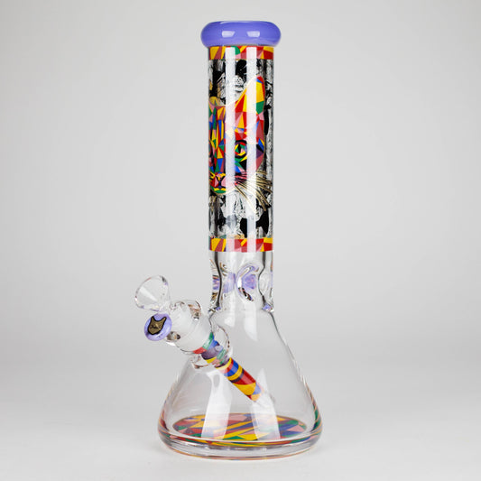 Cheech | 13″ Cat Decal Beaker Bong – CA-034