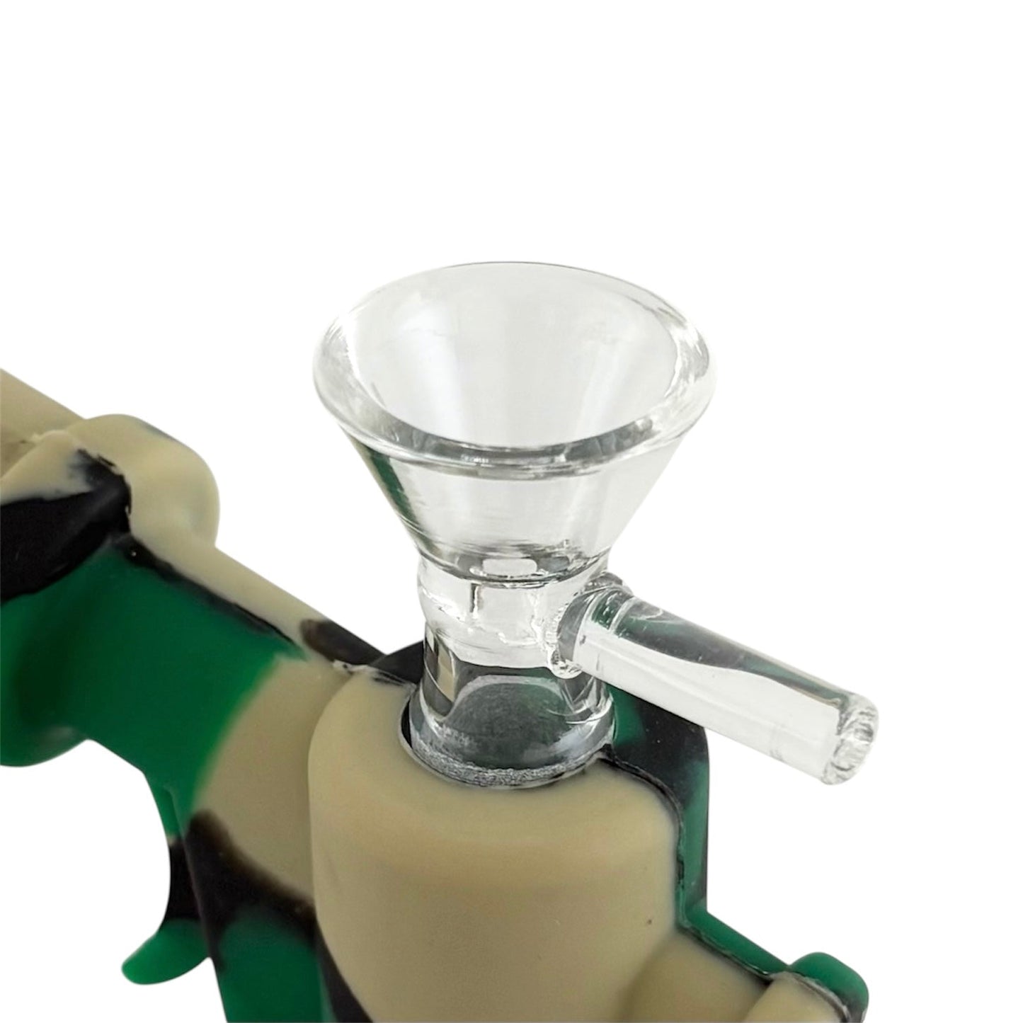 8" Silicone Torch Design Water Pipe