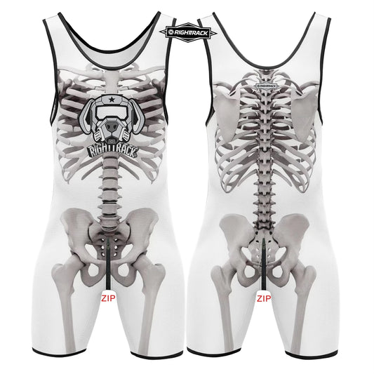 New Arrivals Mens Singlets Zipper Front Back Dog SexyMan Sleepwear Bodysuits RT Sleeveless Wrestling One-Piece Undershirts