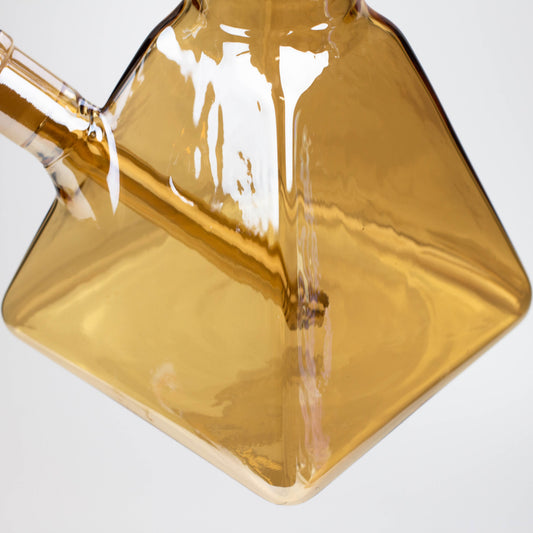 13" Infyniti 7 mm electroplated glass pyramid base bong