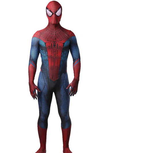 Men Halloween Adults/ TASM 1 Spider Cosplay Costume The Amazing SuperHero Zentai Suit Bodysuit