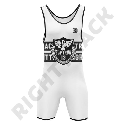 New Arrivals Pup Tron Zipper Singlet RightTrack CB13 One-Piece Sleeveless Men‘s Fun Clothing
